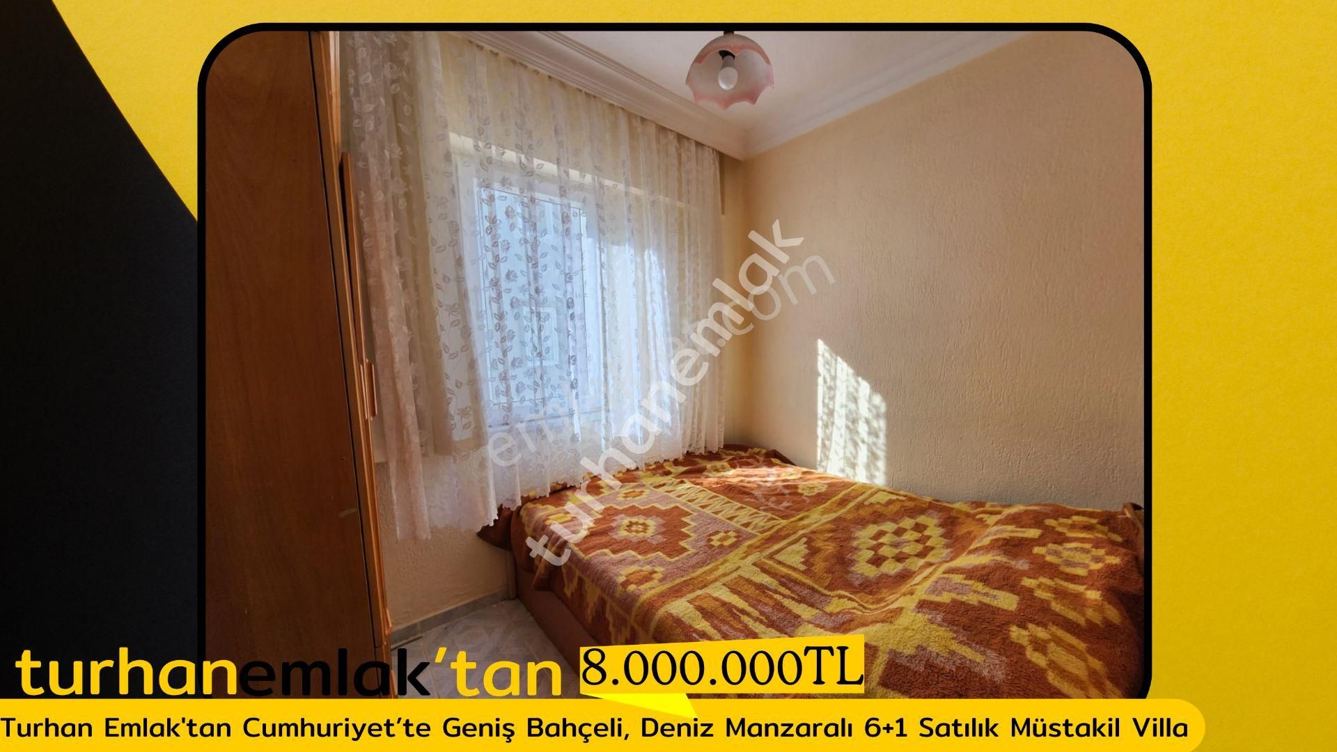 Turhan Emlak'tan Cumhuriyet’te Geniş Bahçeli, Deniz Manzaralı 6+1 Satılık Müstakil Villa - Görsel 10