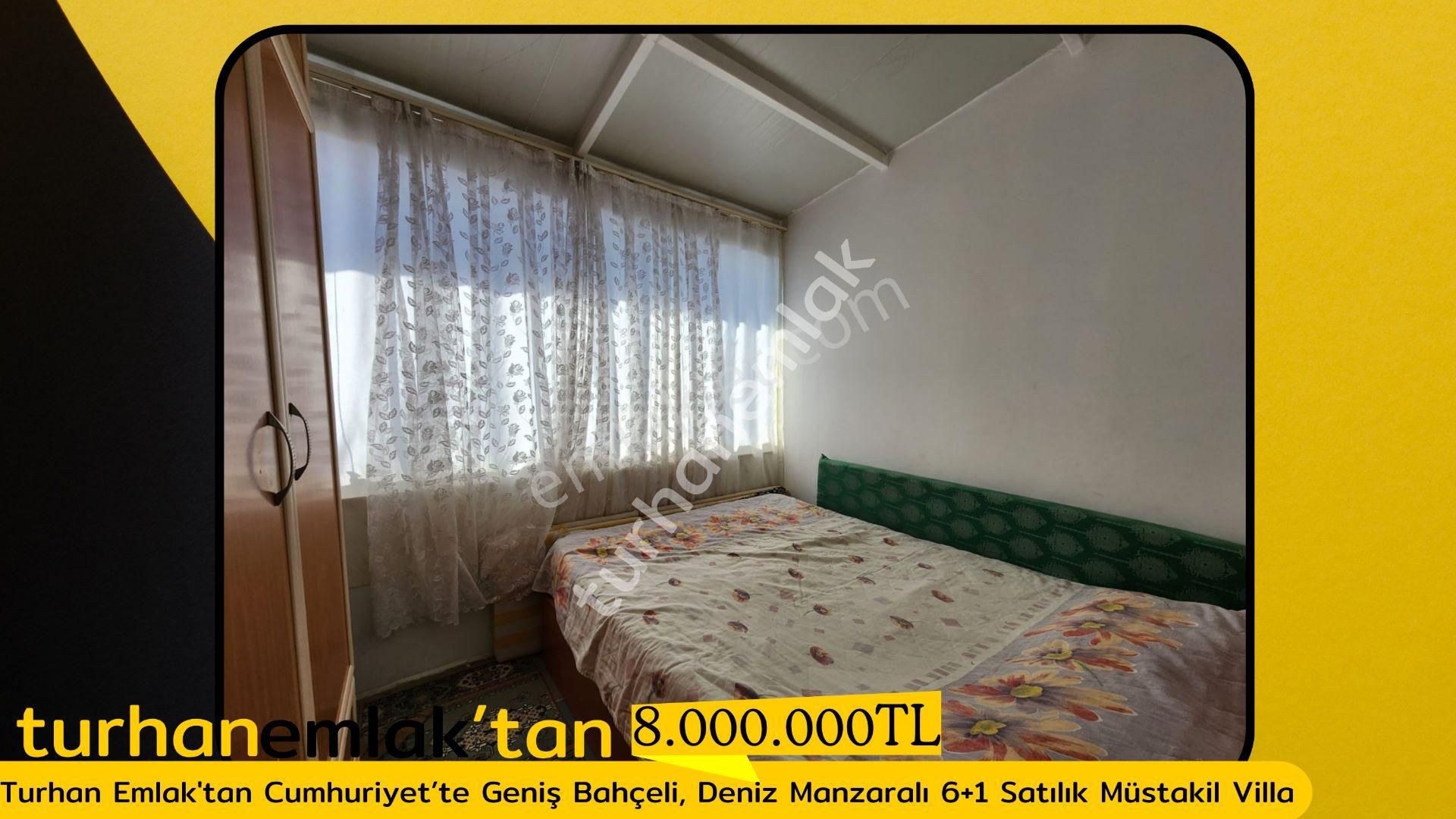 Turhan Emlak'tan Cumhuriyet’te Geniş Bahçeli, Deniz Manzaralı 6+1 Satılık Müstakil Villa - Görsel 5