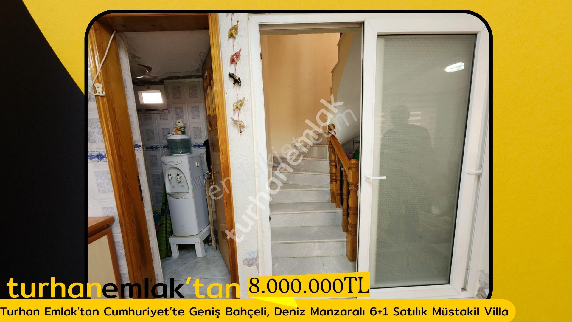 Turhan Emlak'tan Cumhuriyet’te Geniş Bahçeli, Deniz Manzaralı 6+1 Satılık Müstakil Villa - Görsel 9