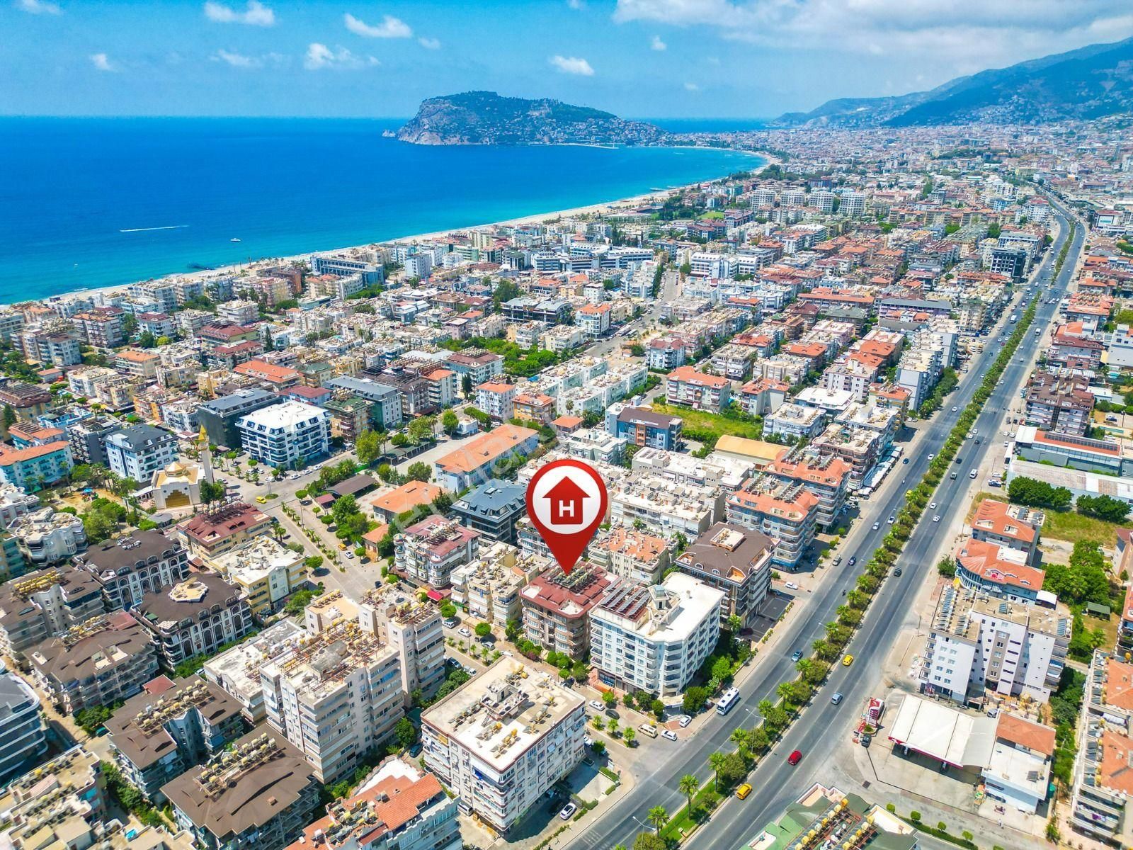 Alanya Oba Satılık Daire  ALANYA OBA 2+1 149M2 FULL EŞYALI HAVUZLU SATILIK DAİRE !