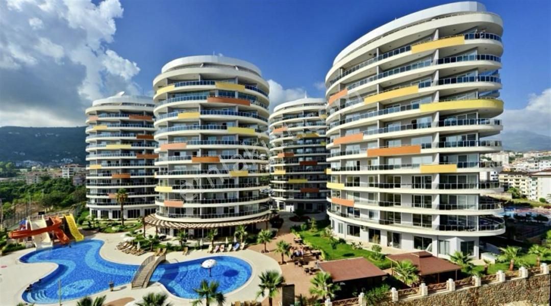 Alanya Cikcilli Satılık Daire ALANYA CİKCİLLİ 1+1 60M2 EŞYALI DENİZ VE KALE MANZARALI FULL AKTİVİTELİ DAİRE