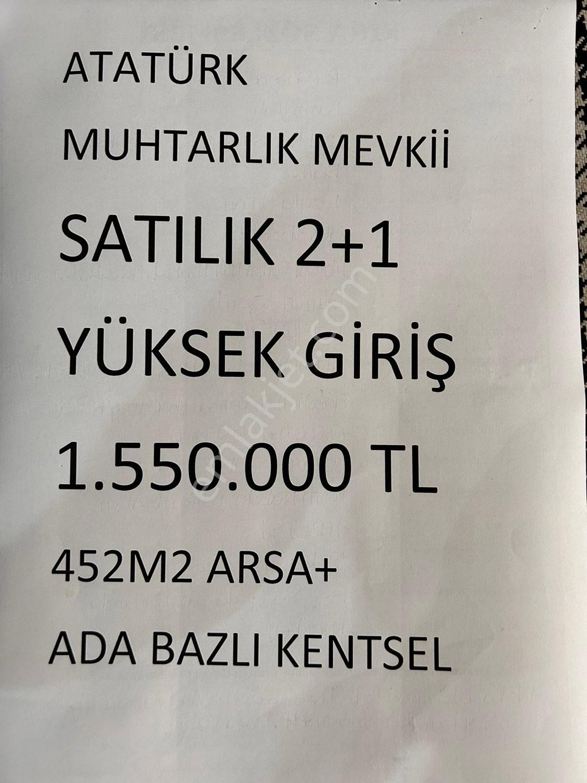 Büyükçekmece Atatürk Satılık Daire Büyükçekmece acil satılık 2 + 1 daire