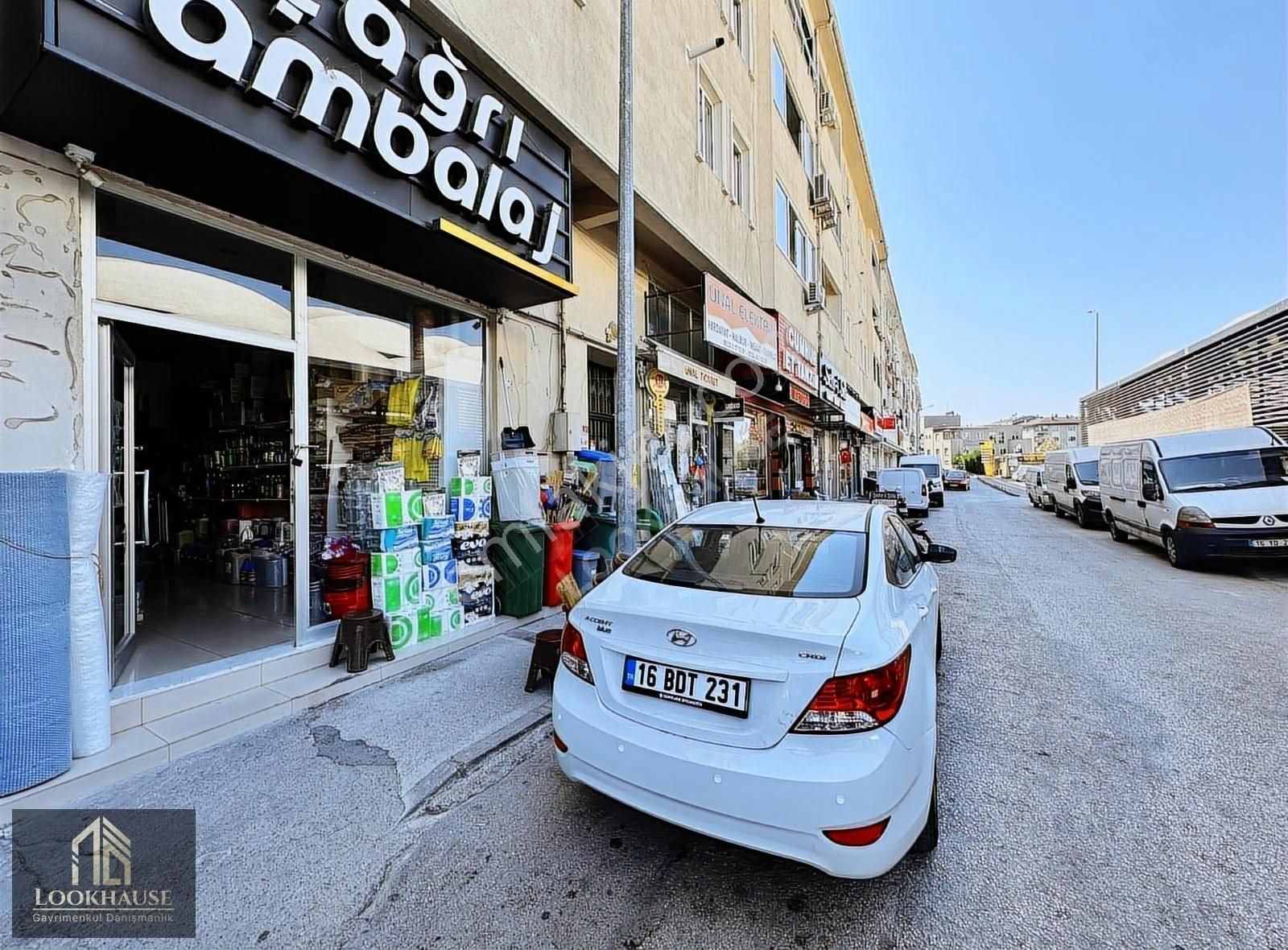 Nilüfer Üçevler Satılık Dükkan & Mağaza LOOKHAUSE ÜÇEVLER PAZAR YERİ KARŞISI İŞLEK CADDE SATILIK DÜKKAN