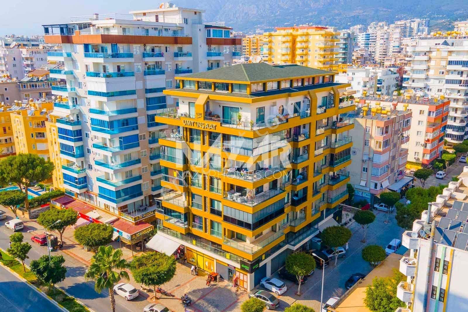 Mahmutlar Satılık Manzaralı Denize Yakın 1+1 Eşyalı Daire - Görsel 2