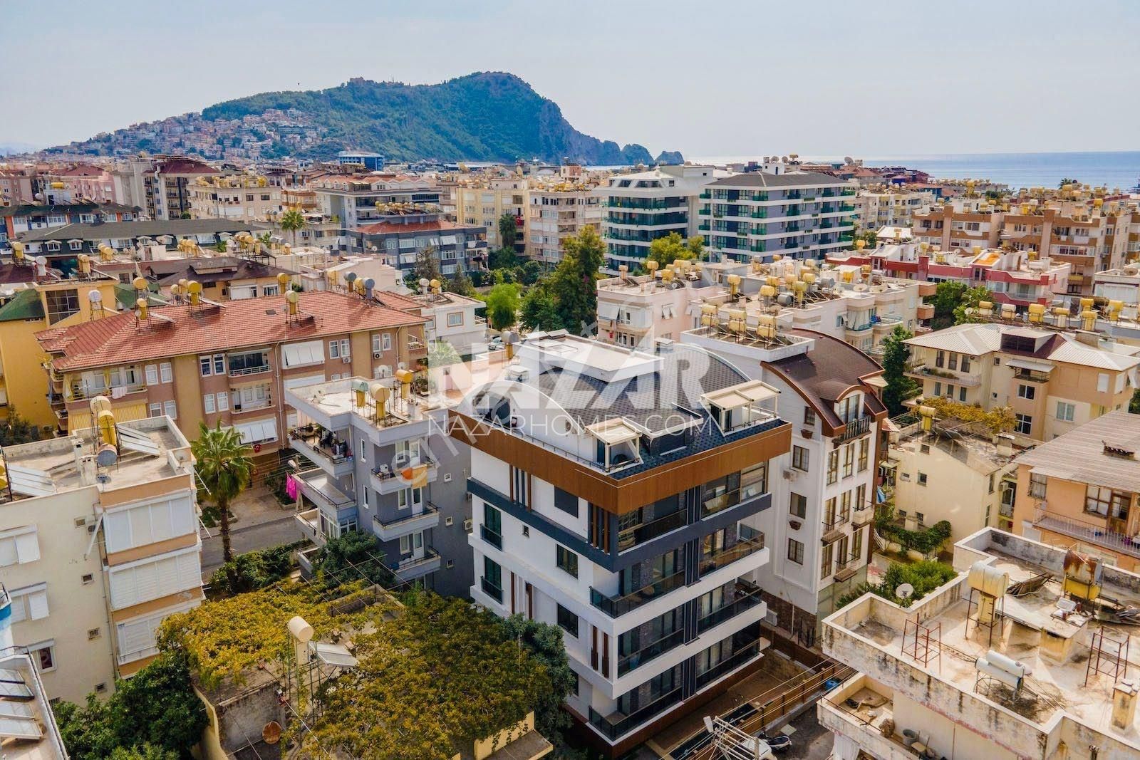 Alanya Kızlar Pınarı Satılık Daire Alanya Merkez Saray'da Denize Yakın Satılık 1+1 Daire