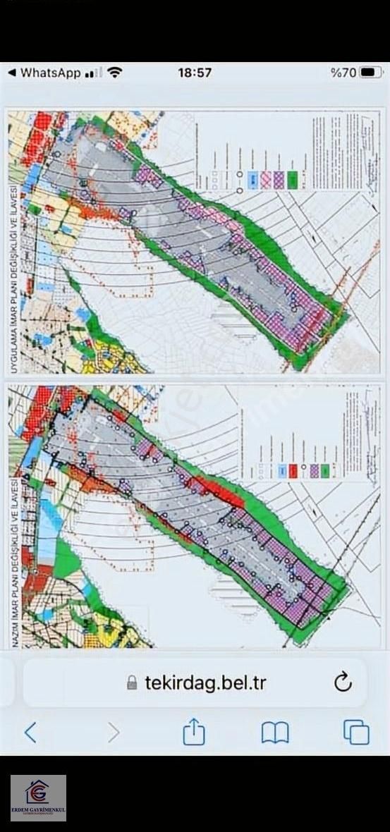 Çorlu Türkgücü OSB Satılık Sanayi İmarlı Türkgücü Mahallesi Osb Dışı Sanayı Imarlı Arsa Satılıktır