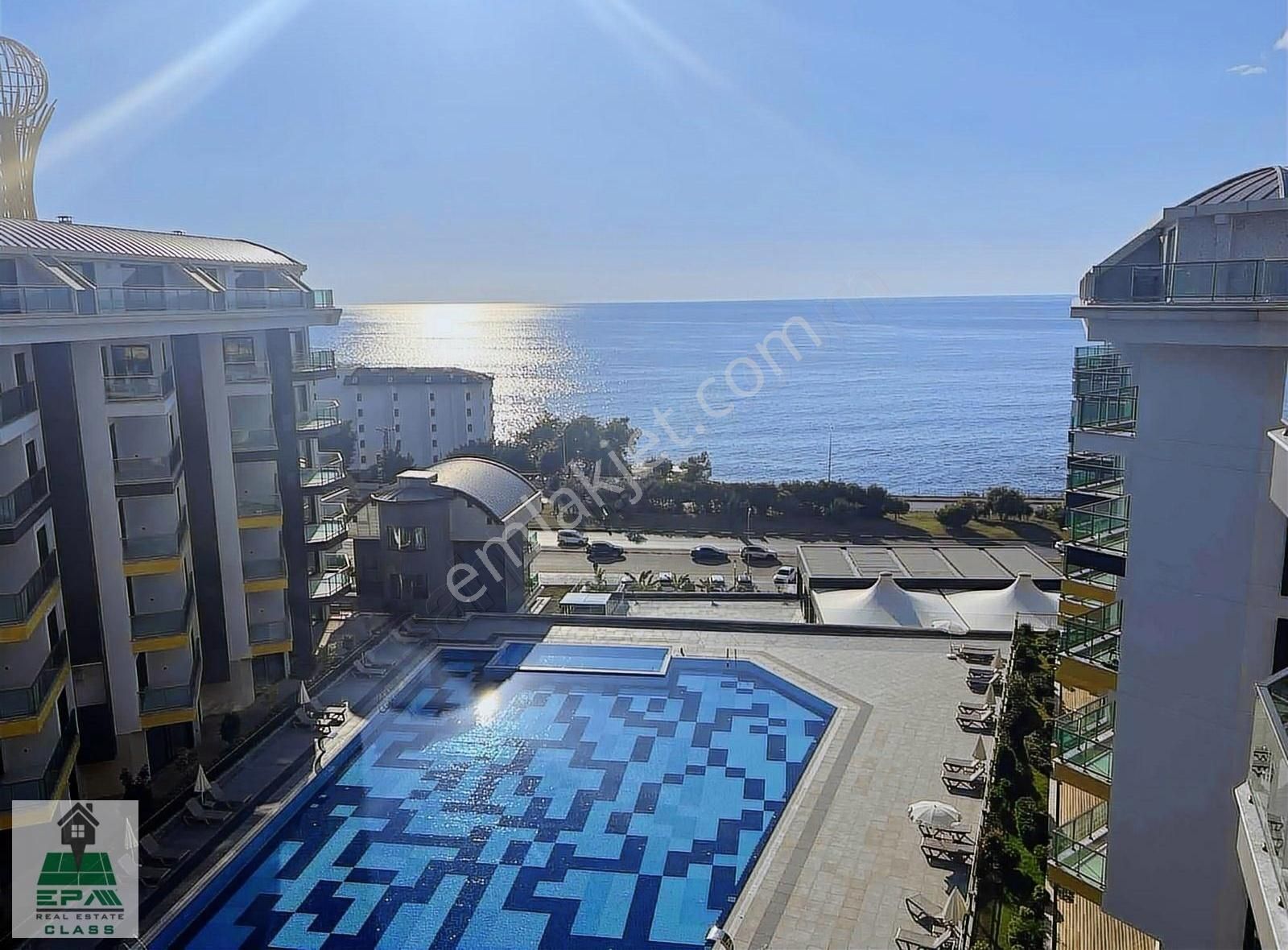 Alanya Kargıcak Kiralık Daire LUXURY, FURNISHED FLAT (1+1)WITH A SEA VIEW LOCATED IN KARGICAK