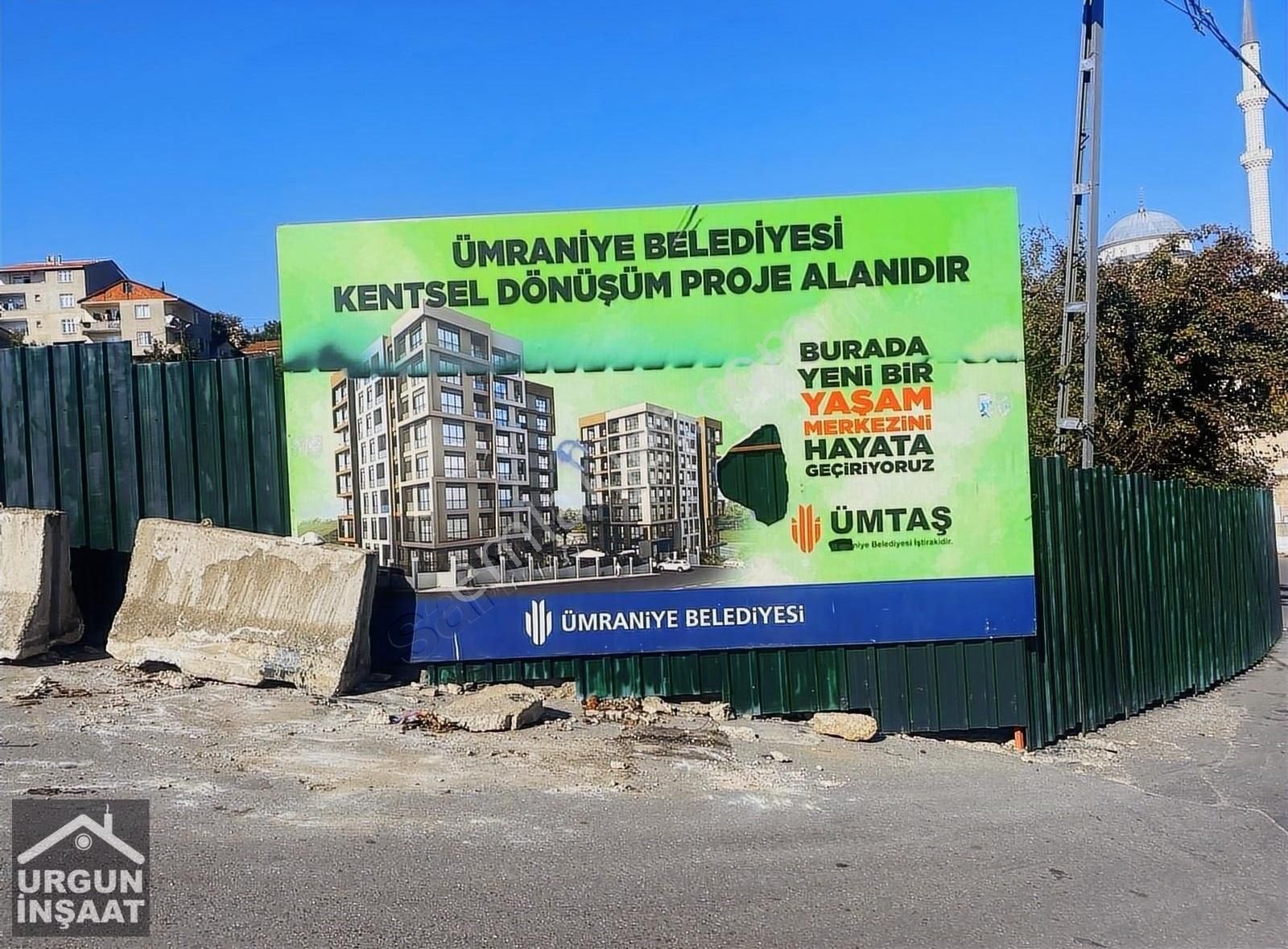 Ümraniye İnkılap Satılık Tarla İnkılap Mahallesi Proje Alanı Yanı Ana Cadde 76m2 Arsa Fırsatı..