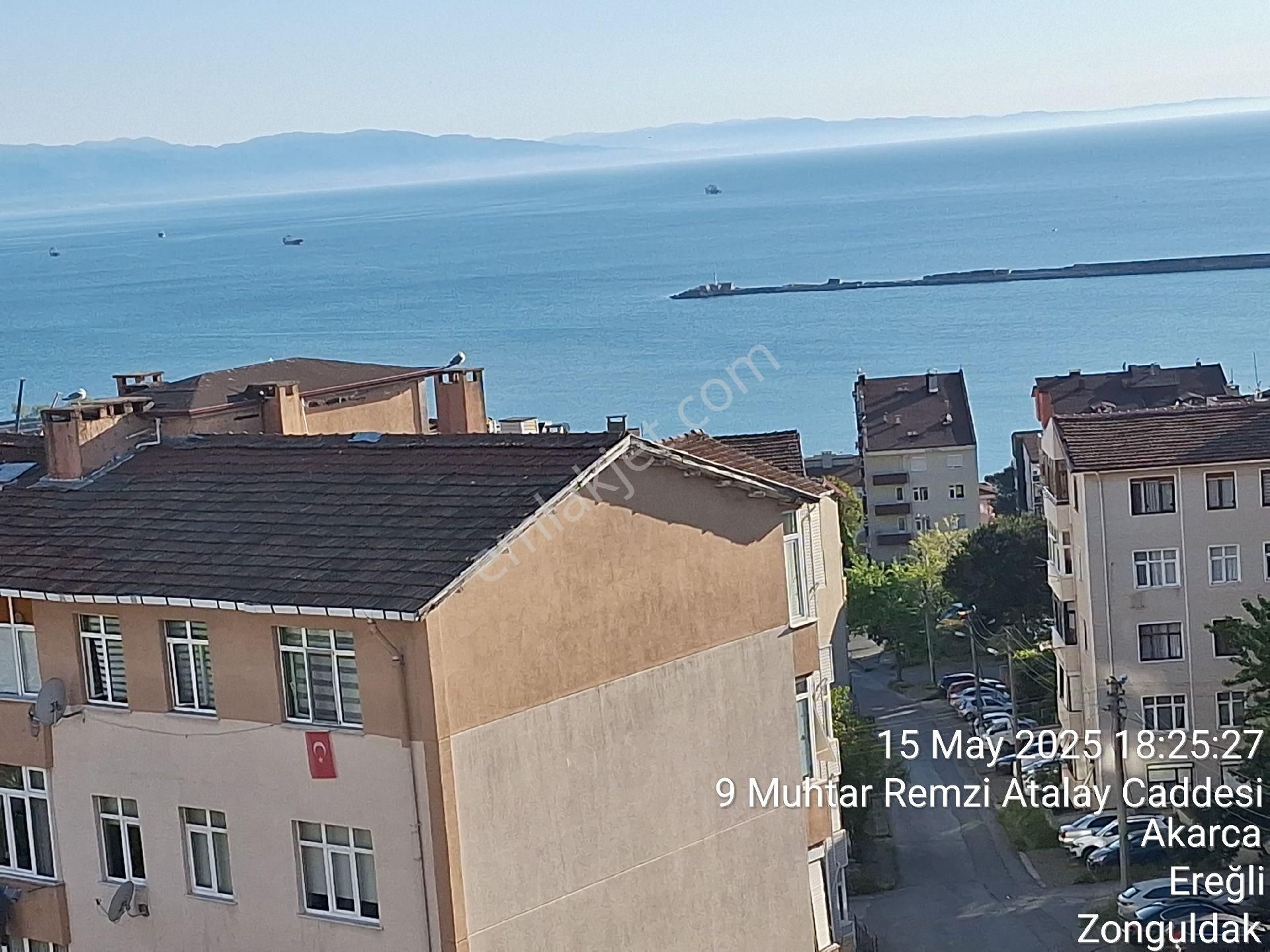Kdz Ereğli Net Emlak Tan Şahane Deniz Manzaralı Kiralık Daire Kadıtarlasında