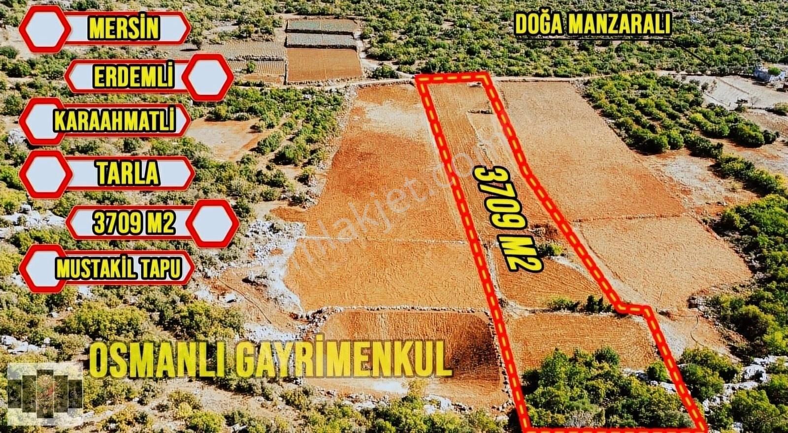 Erdemli Karaahmetli Satılık Tarla ERDEMLİ KARAAHMETLİ MAHALLESİ SATILIK 3709 M2 PARSEL