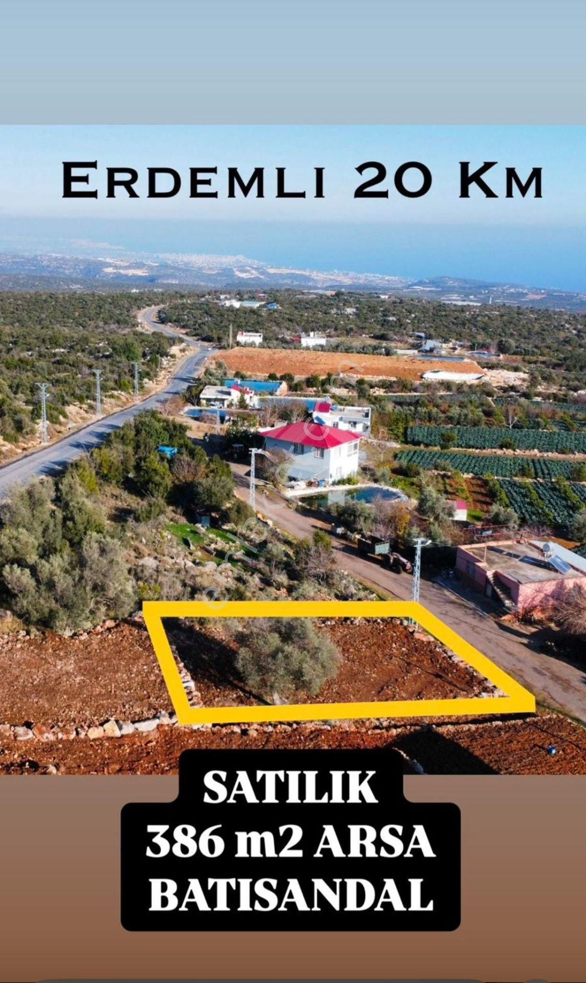 Erdemli Batısandal Satılık Konut İmarlı Erdemli Batısandal Deniz Manzaralı Satılık 368 M2 Arsa