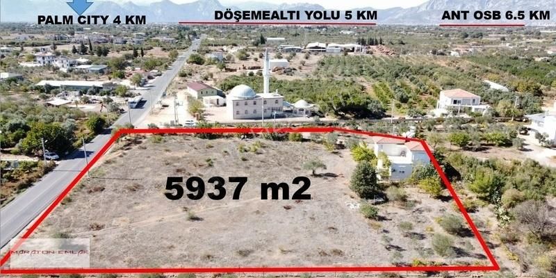 Kepez Kirişçiler Satılık Tarla ANTALYA KEPEZ KİRİŞÇİLERDE 35 LİK YENİ AÇILACAK YOLA CEPHE