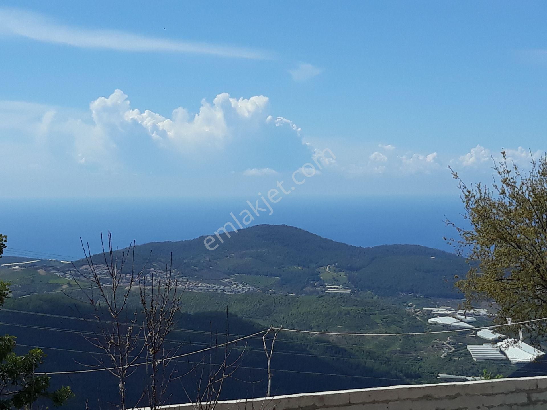 Alanya Gözüküçüklü Satılık Köy Evi Alanya Deniz ve Doğa Manzaralı Ev, Tarla. İşletme Kurmaya Uygun