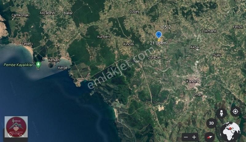 Balcıda %5+30 İmarlı 21.264m² Mükemmel Çiftlik Arazisi - Görsel 15