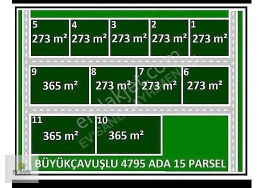 Silivri Büyük Çavuşlu Satılık Tarla Ev'sane Gayrimenkul'den Silivri Büyükçavuşlu 273m2 Kelepir Tarla