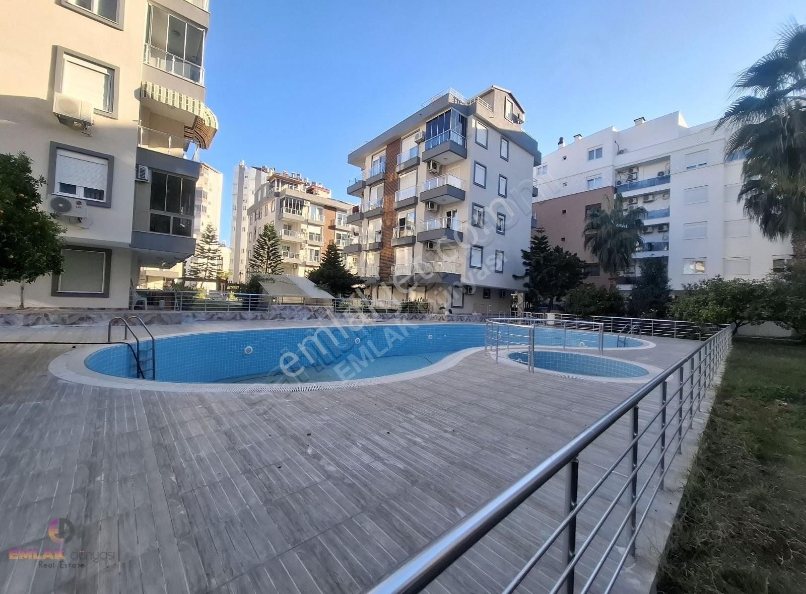 Konyaaltı Liman Satılık Daire LİMaN Mah.TAURUS PARK RESİDENCE DENİZE 800m HAVUZLU 2+1 DAİRE