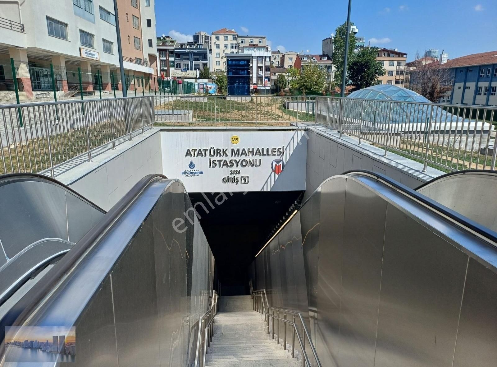 Küçükçekmece Atatürk Satılık Daire ATAMAN EMLAK.TAN ATATÜRK MAH SATILIK 2+1 BAHÇE KAT METRO YAKIN