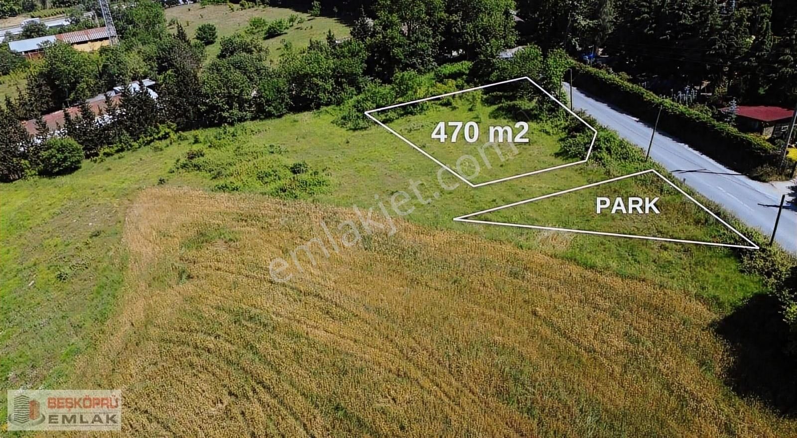 Yalova Merkez Soğucak Köyü Satılık Villa İmarlı 470 m² YOLA CEPHE KÖŞE İMARLI PARSEL