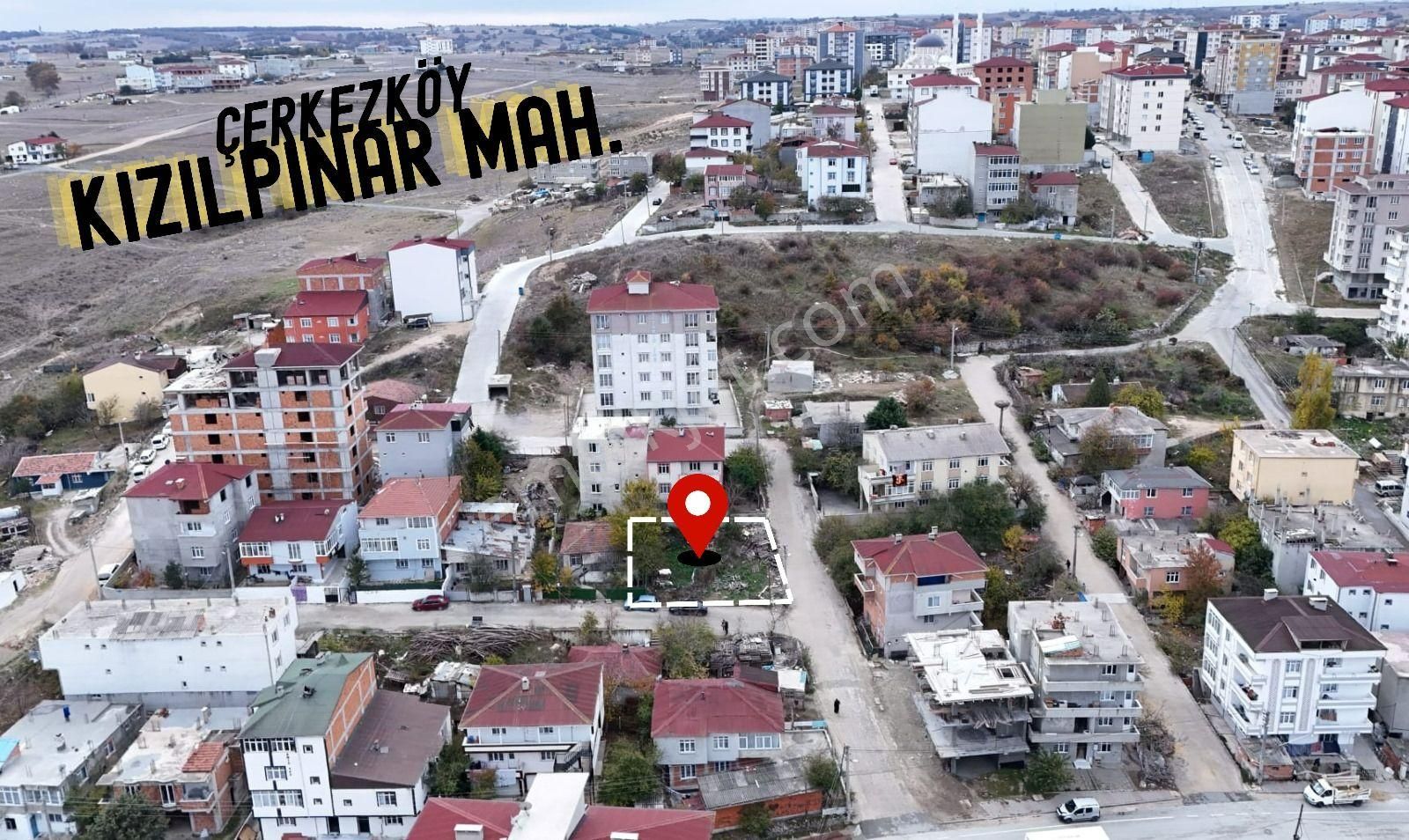 Çerkezköy Kızılpınar Gültepe Satılık Arazi Güven'den Kızılpınar'da 268m² Tek Tapu İmarlı Arsa....