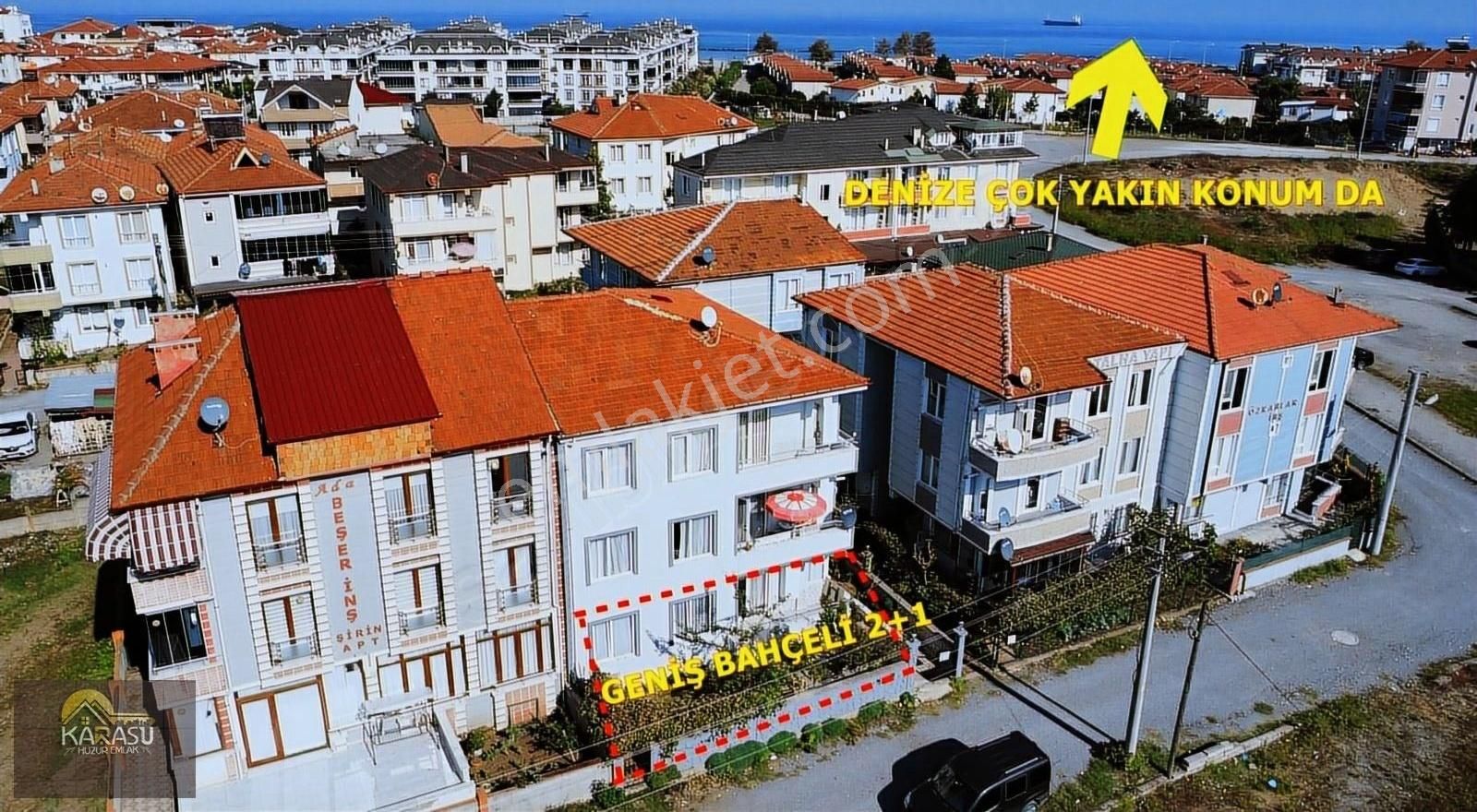 Karasu Yalı Satılık Daire DENİZE ÇOK YAKIN KONUM DA 2+1 GENİŞ MÜSTAKİL BAHÇELİ DAİRE