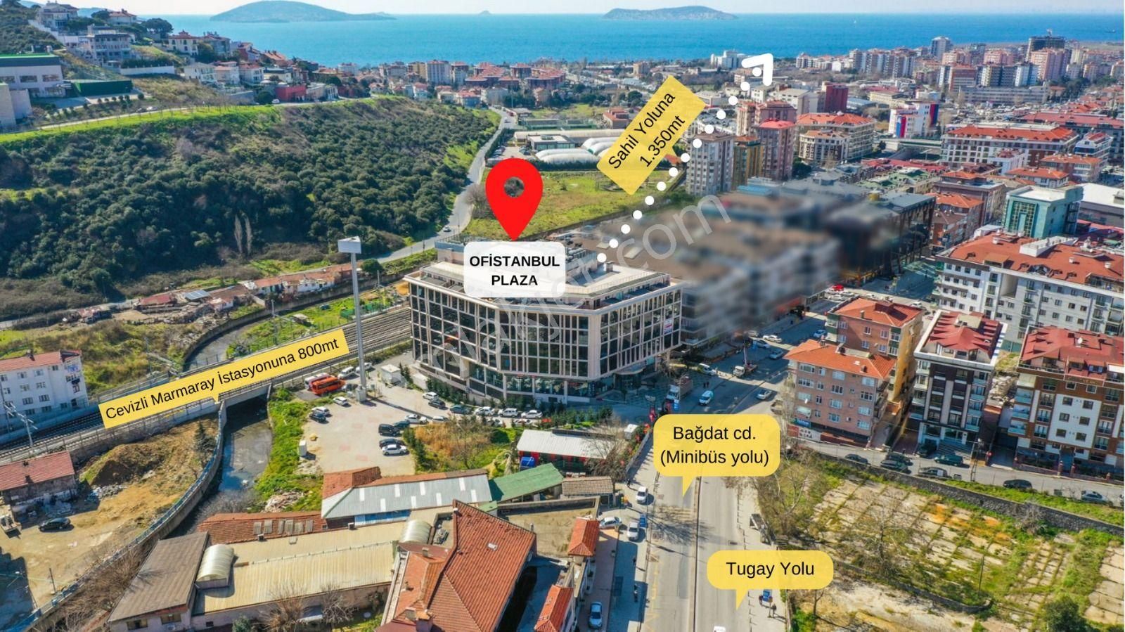 Maltepe Ofistanbul Plaza'da 2+1, 85m2/63m2 Net İskanlı Kiralık Ofis