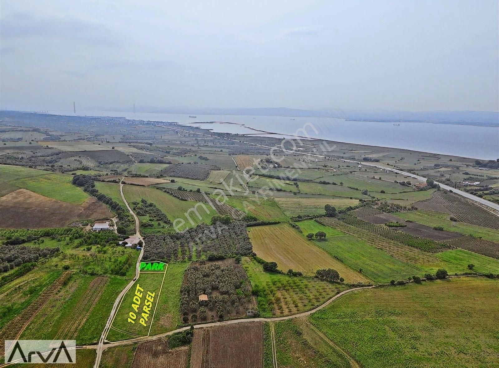 Lapseki Çardak Bld. (Tekke) Satılık Villa İmarlı Çanakkale De 10 Adet İmarlı Parsel Boğaz Manzaralı Müstakil Arsa