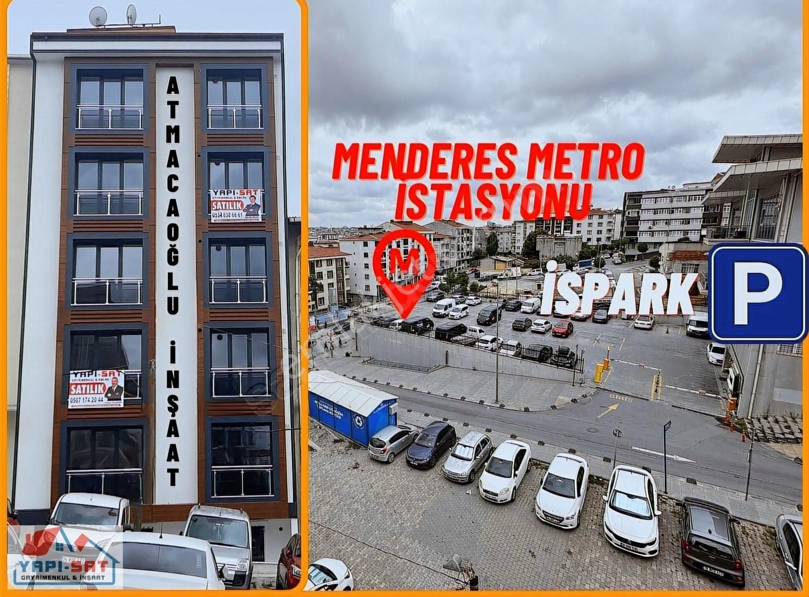 Esenler Menderes Satılık Daire MENDERES METRO ÇİFT CEPHE 108m² 2+1 GENİŞ*FERAH*LÜKS BAHÇE KATI