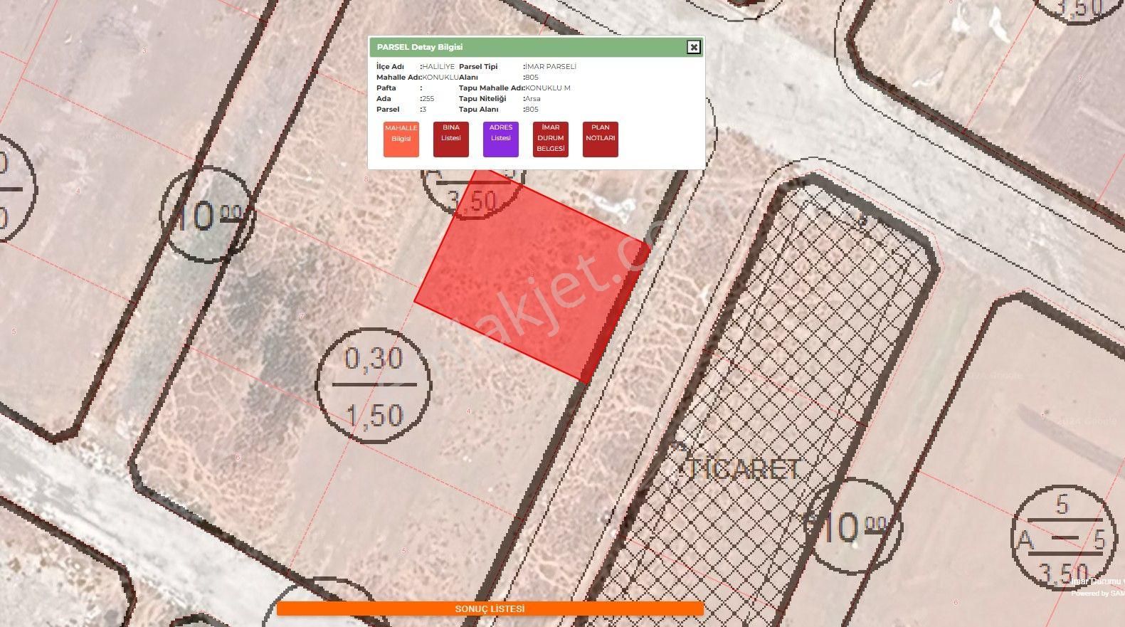 Haliliye Konuklu Satılık Konut+Ticaret Alanı  YAŞARSOY GYO'DAN KONUKLUDA 5 KATA İMARLI ACİL ARSA