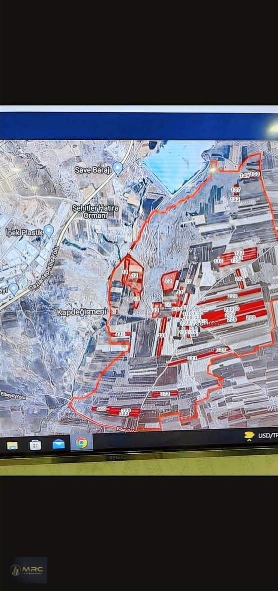 Kilis Merkez Karacaören Köyü Satılık Tarla KİLİS ORGANİZE SANAYİ KARŞISI PARÇA PARÇA 600 DÖNÜM TARLA