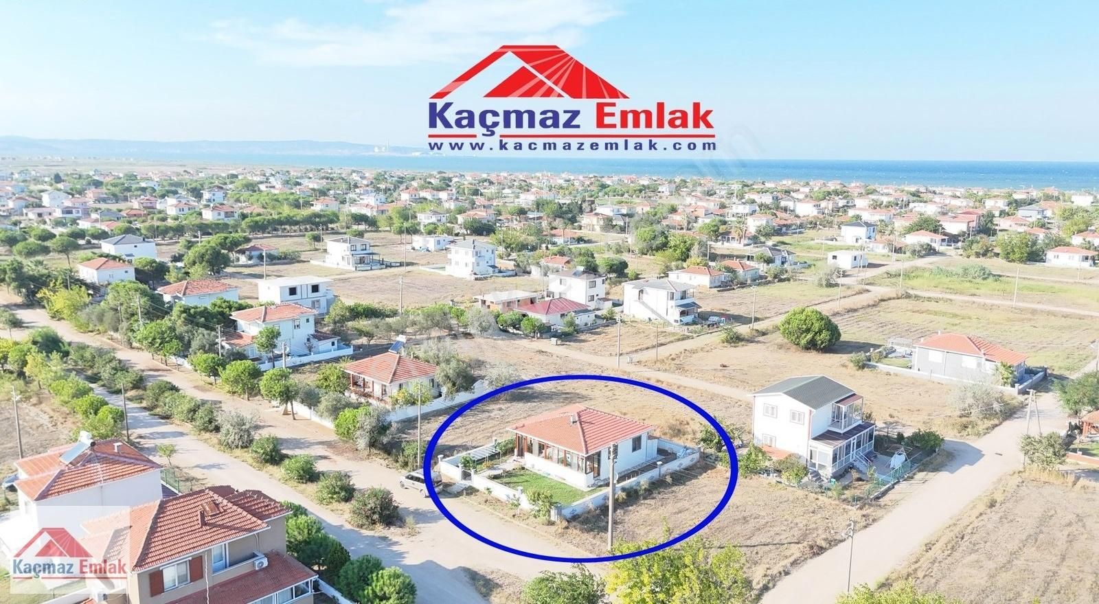 Biga Çeşmealtı Köyü Satılık Yazlık BİGA DENİZATI SİTESİNDE SATILIK MÜSTAKİL BAHÇELİ TEK KATLI VİLLA