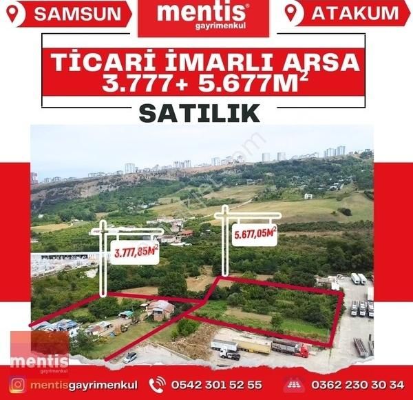 Atakum Büyükkolpınar Satılık Ticari İmarlı MENTİS GAYRİMENKUL'DEN BÜYÜKKOLPINAR'DA SATILIK TİCARİ ARSALAR