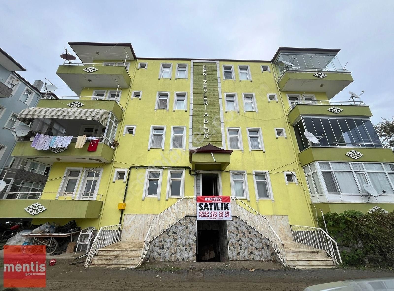 Alaçam Fatih Satılık Daire Samsun Alaçam Denizevleri Sitesinde Denize 100m Satılık Daire