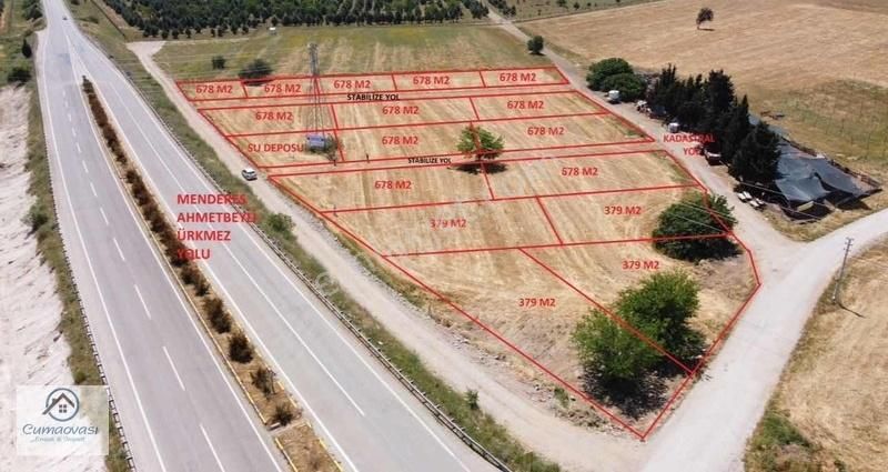 Menderes Develi Satılık Tarla Cumaovası Emlaktan Kuşadası Yoluna Cephe 680m2 Tarla