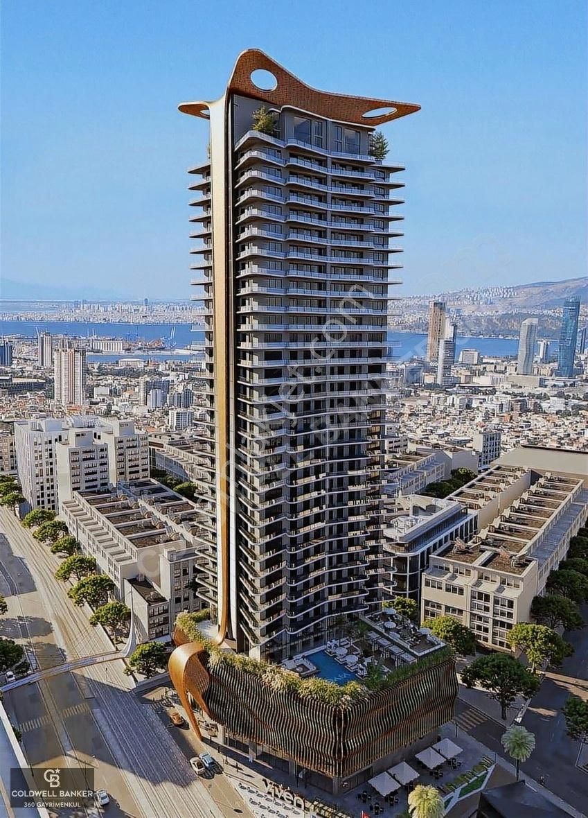 Bornova Yeşilova Satılık Daire Viven Tower'da Satılık 1+1 Daire