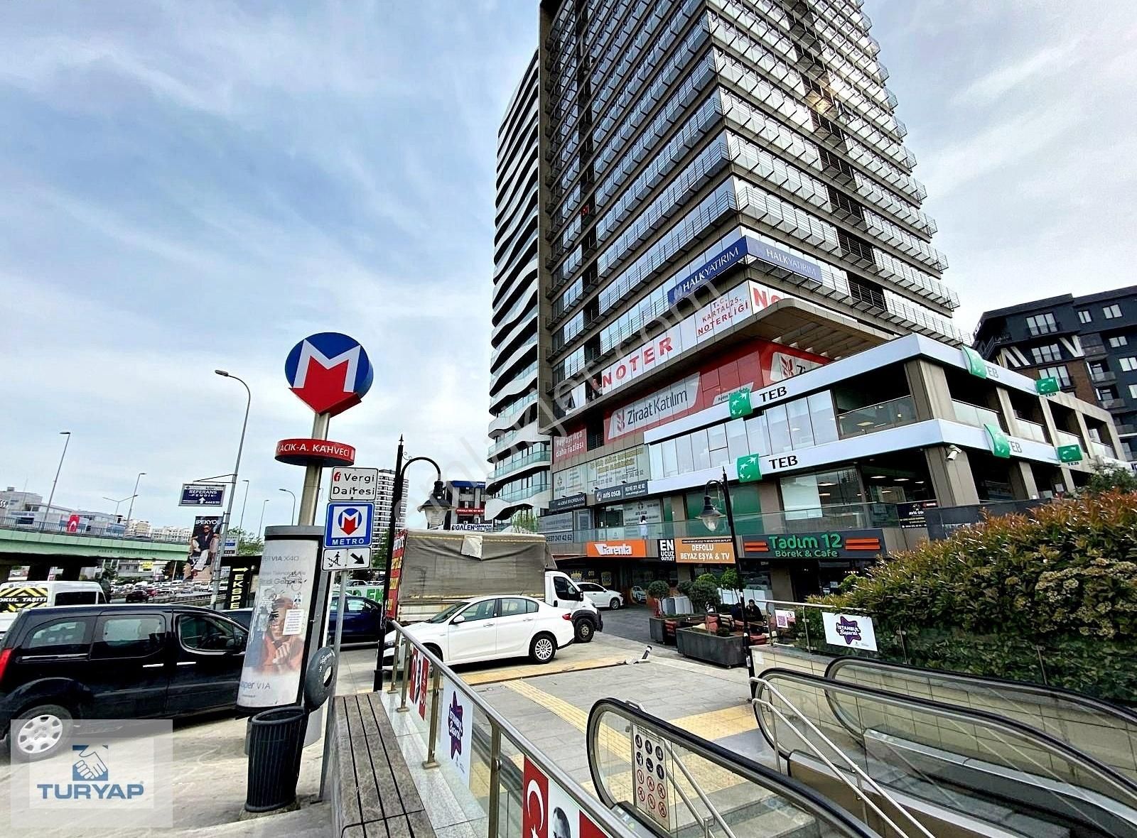 Pendik Yeşilbağlar Satılık Dükkan & Mağaza ▃TURYAP BOSTANCI▃METROWİN TOWER'DA 30 BİN KİRA GETİRİLİ DÜKKAN !