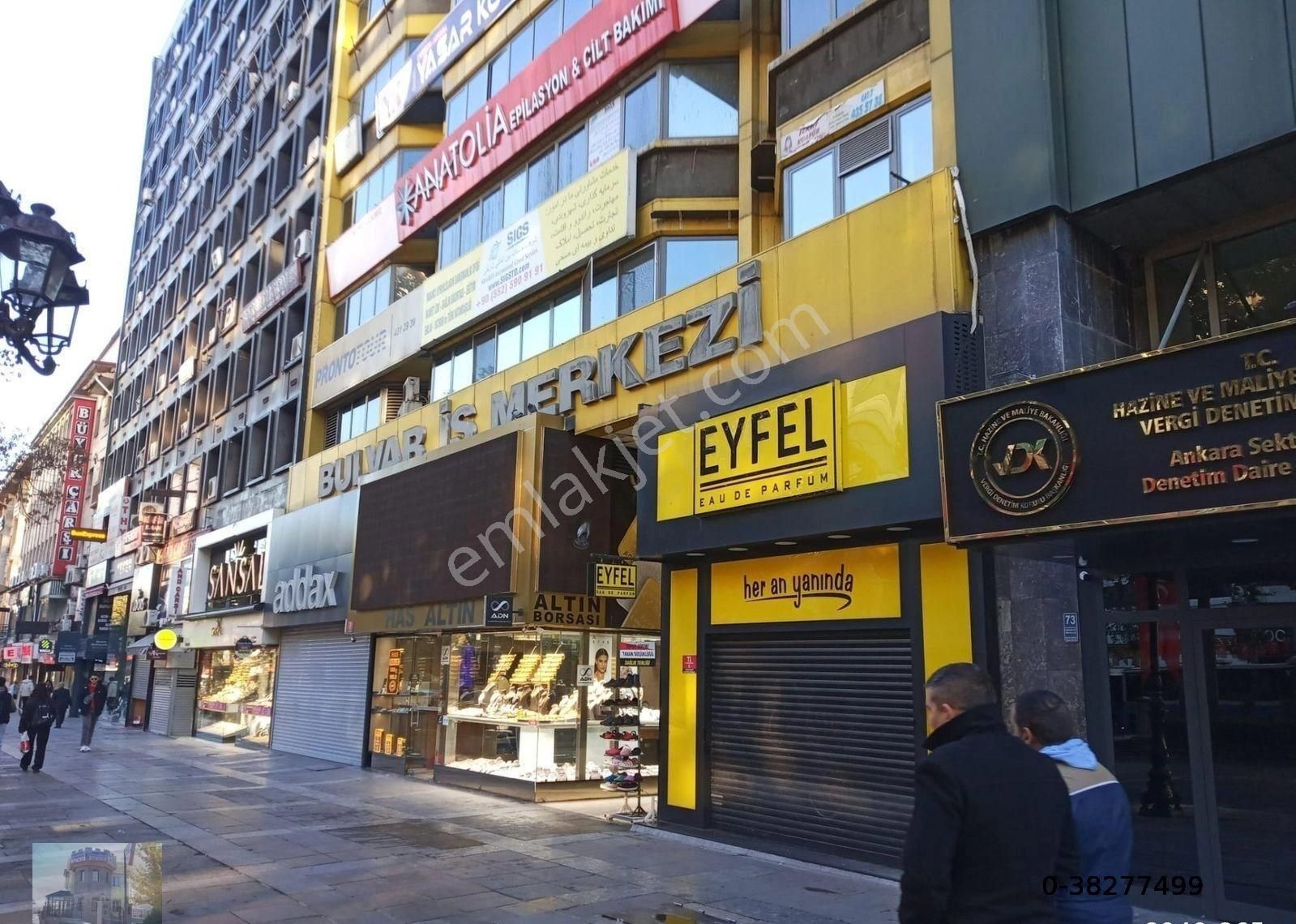 Çankaya Cumhuriyet Kiralık Ofis ANKARA KIZILAY MERKEZDE BULVAR İŞ MERKEZİNDE MOBİLYALI OFİS