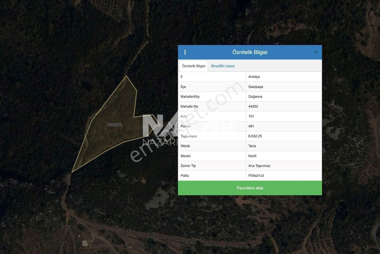 Gazipaşa Doğanca Köyü’nde Satılık 8.552 M² Tarla - Görsel 11