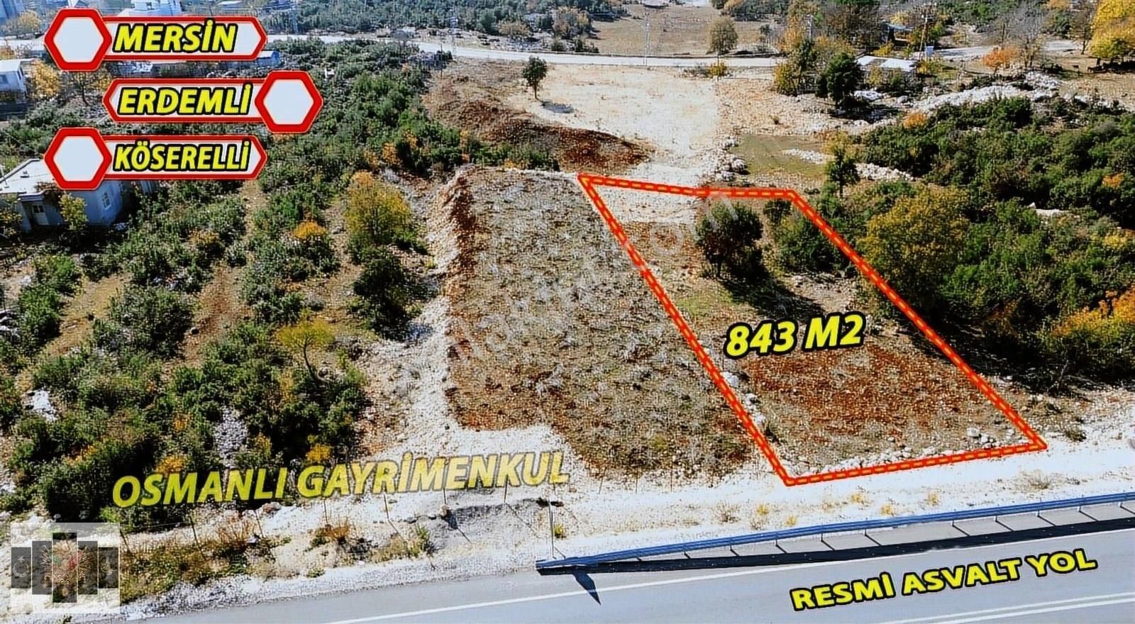 Erdemli Kösereli Satılık Bağ & Bahçe ERDEMLİ KÖSERELİ DE SATILIK 843M2 ARSA