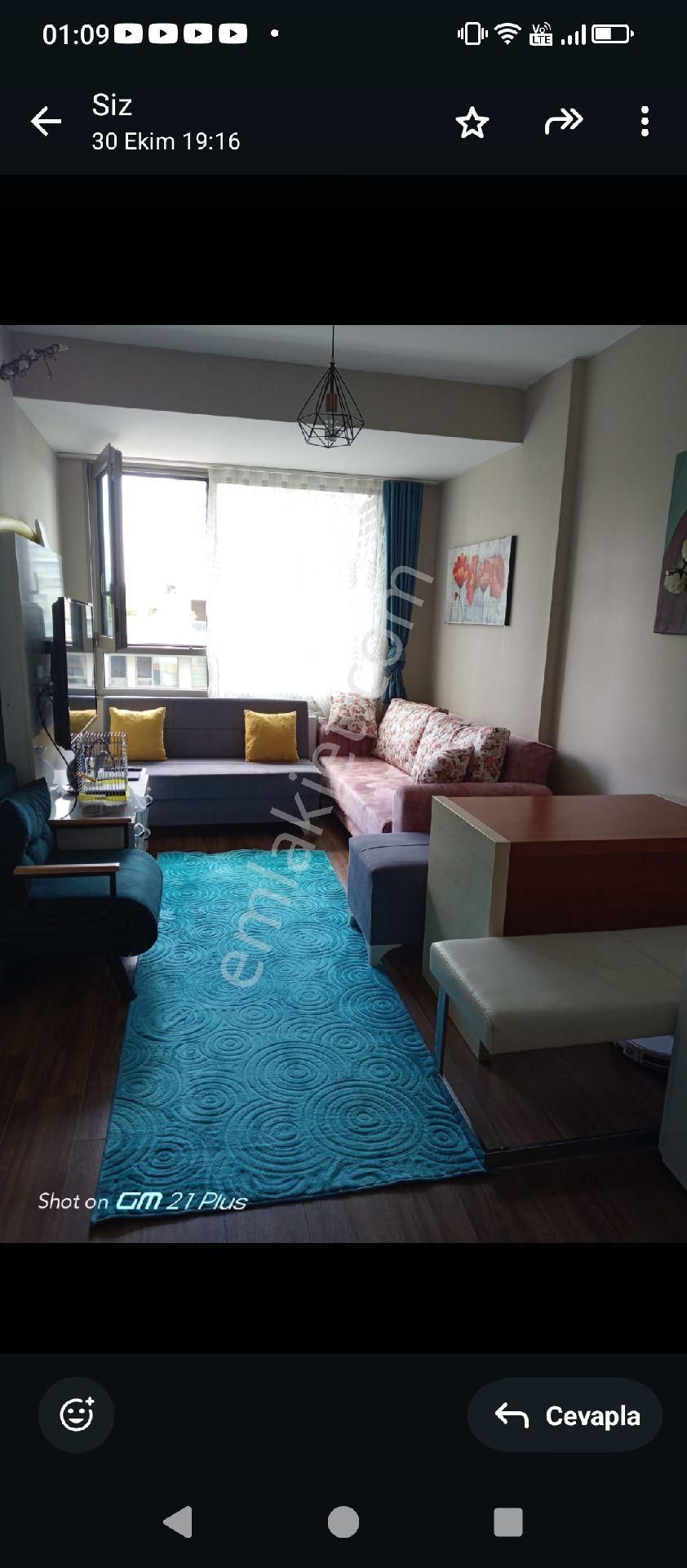 Zeytinburnu Maltepe Kiralık Daire sahibinden Eşyalı 1+1 daire 