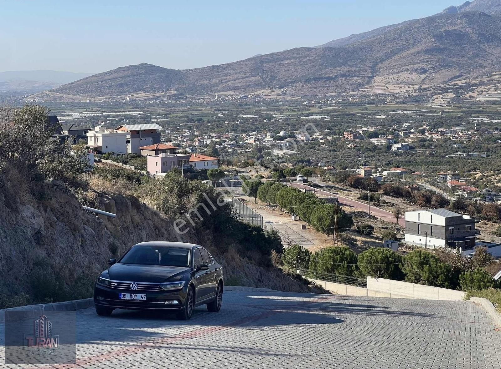 Menemen Göktepe Satılık Villa İmarlı TURAN GAYRİMENKULDEN GÖKTEPEDE KÖŞE MANZARALI ARSA