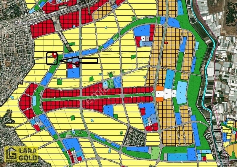 Muratpaşa Kırcami Satılık Konut İmarlı KIRCAMİDE TEK TAPU 2600 M2 KONUT ARSASI