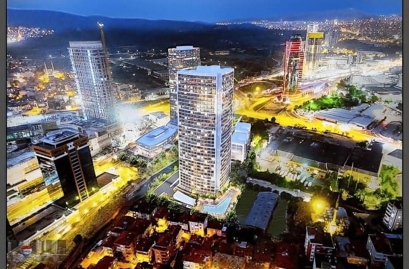 Maltepe Cevizli Satılık Residence DELUXİA PARK RESİDENCE 1+1 17.KAT SATILIK ADALAR MANZARALI