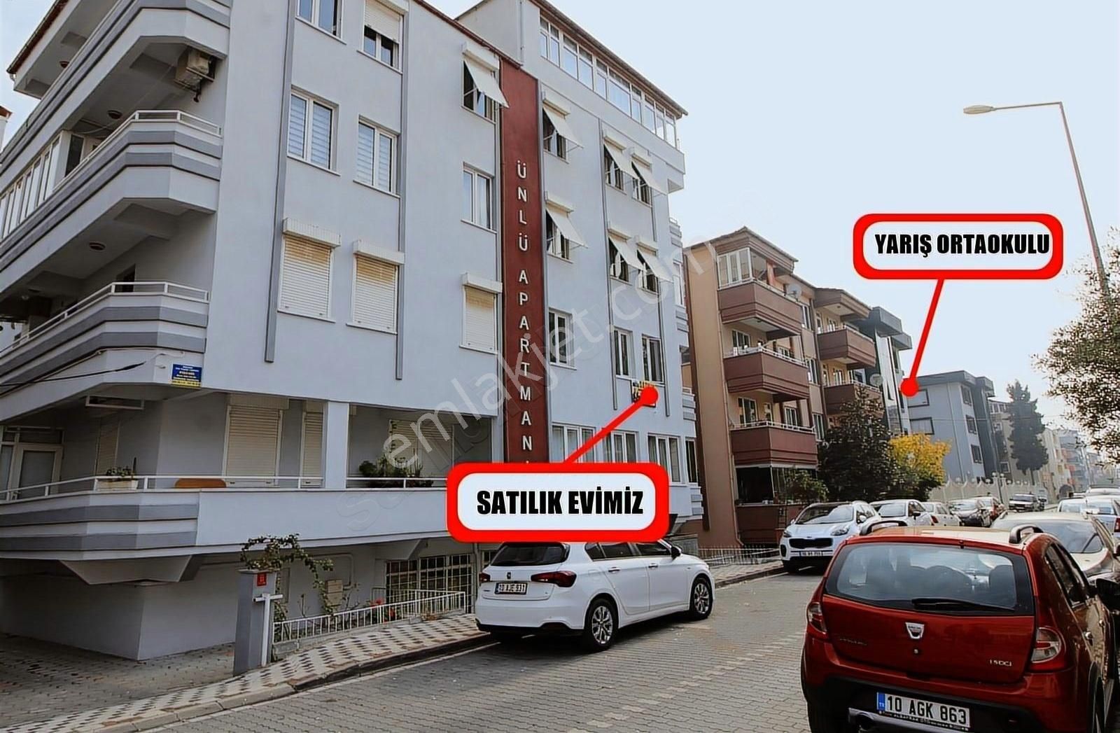 Altıeylül Bahçelievler Satılık Daire GOOD INVEST YÖNDEN YARIŞ ORTAOKULU ARKASI SATILIK 3+1 DAİRE