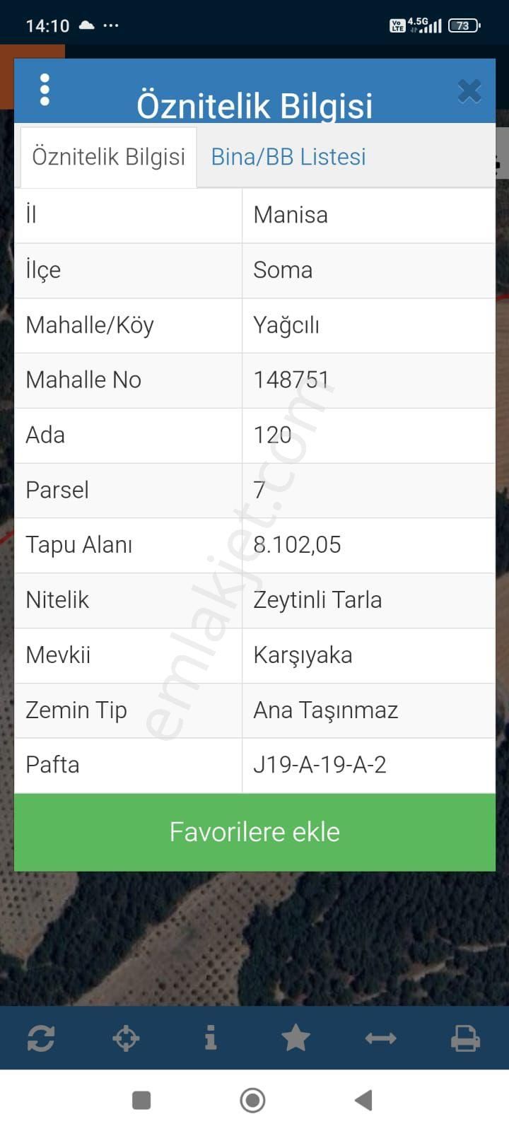 Soma Yağcılı Satılık Tarla Soma Yağıclı Mahallesinde Boş Tarla 8bin M2