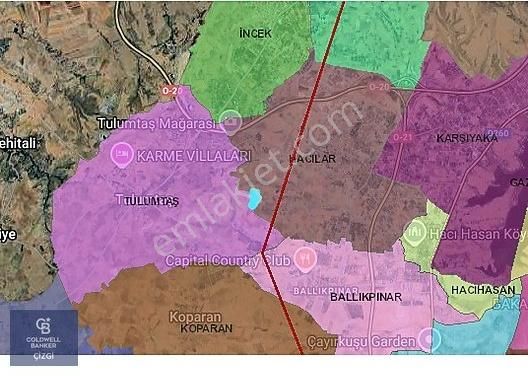 Gölbaşı Hacılar Satılık Tarla Gölbaşı Hacılar'da Göl Manzaralı Satılık Tarla Hissesi.