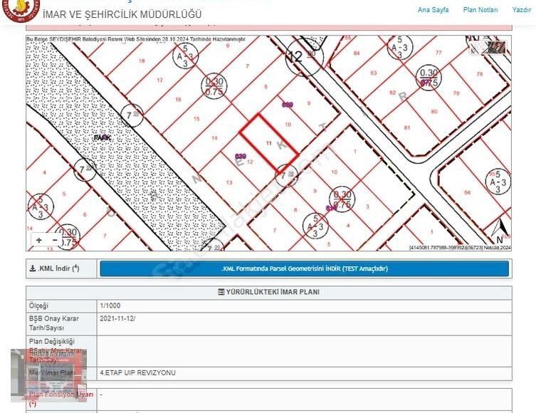 Seydişehir Karakavak Satılık Konut İmarlı ALAYLAR 2 MAH KÜLTÜR KOLONYALARIN ARKASINDA SATILIK ARSA