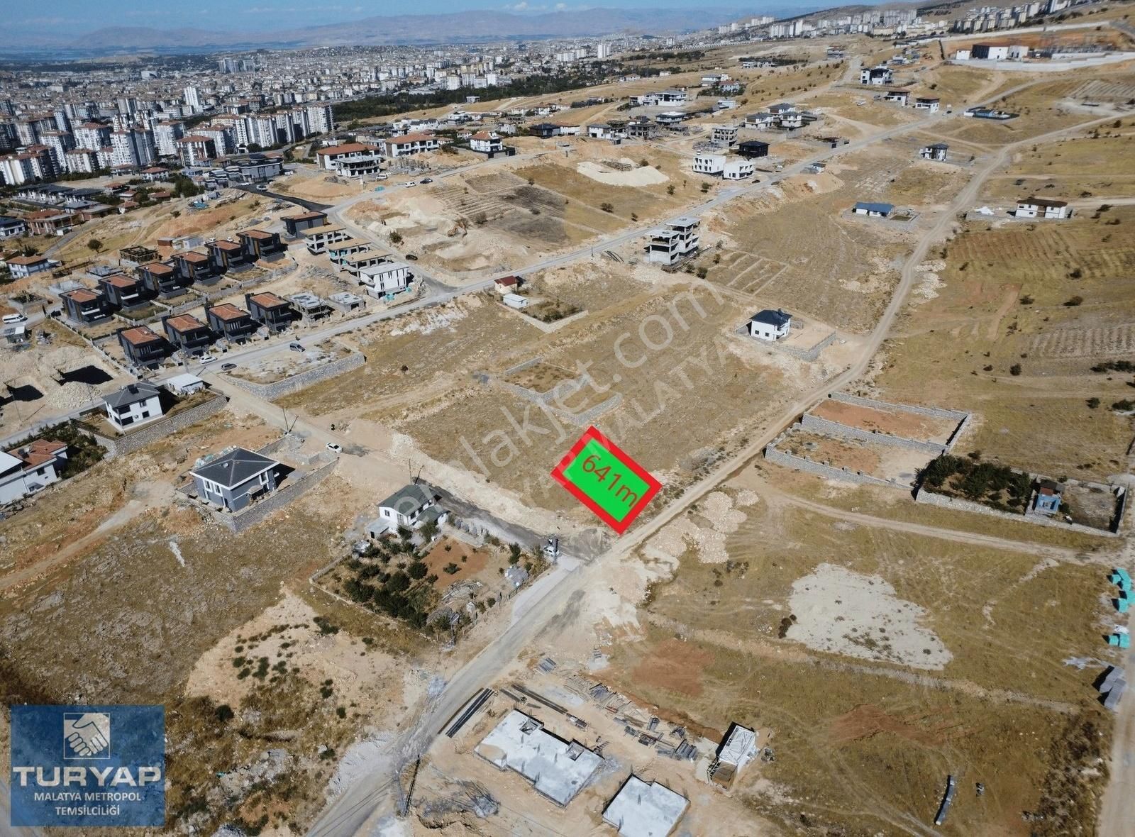 Yeşilyurt Tecde Satılık Villa İmarlı TURYAP METROPOL'DEN TECDE'DE 641M² VİLLA İMARLI SATILIK ARSA