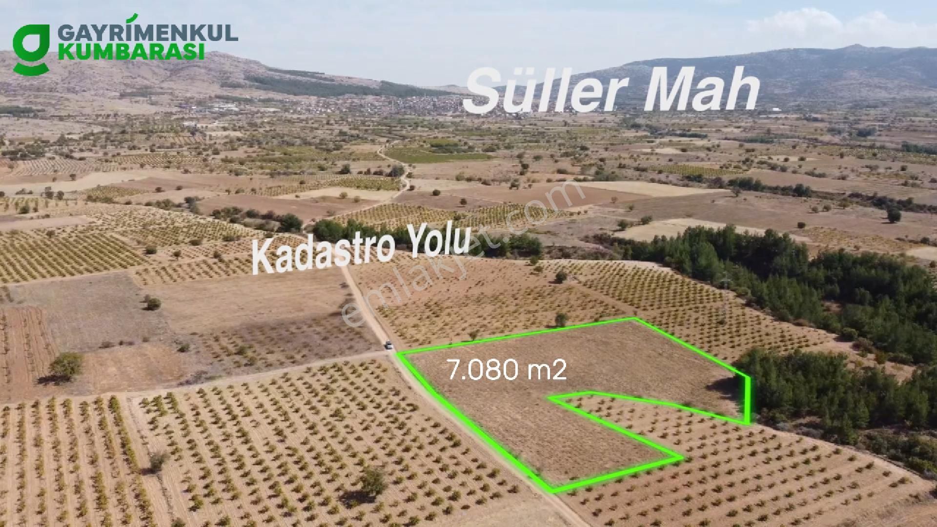 Çal Süller Satılık Tarla  DENİZLİ ÇAL SÜLLER MAH. KADASTRO YOLU VAR + MÜSTAKİL TAPU + 7.080 M2 + YAPI İZİNLİ