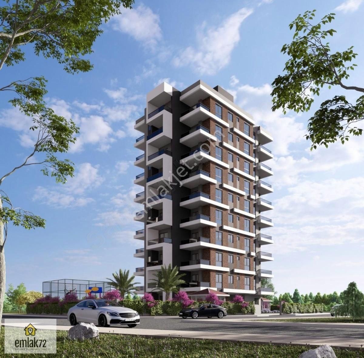 Erdemli Ayaş Satılık Daire MERSİN AYAŞTA DENİZ MANZARALİ HAVUZLU 60m2 1+1 NET DAİRELER