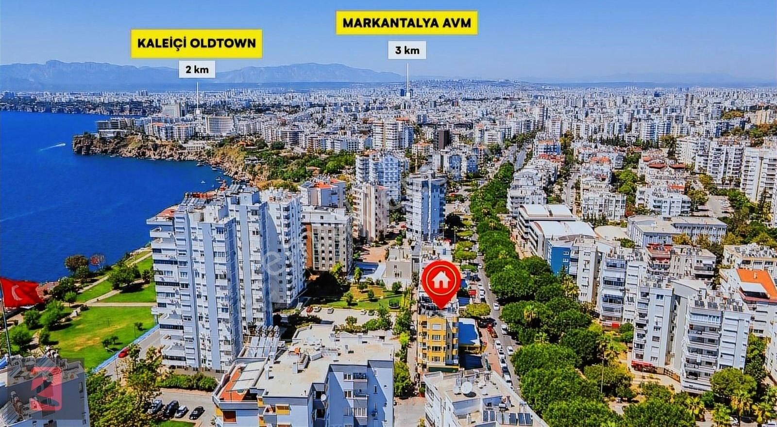 Muratpaşa Yeşilbahçe Kiralık Ofis Yeşilbahçe ana cadde üzeri 3+1 ofis